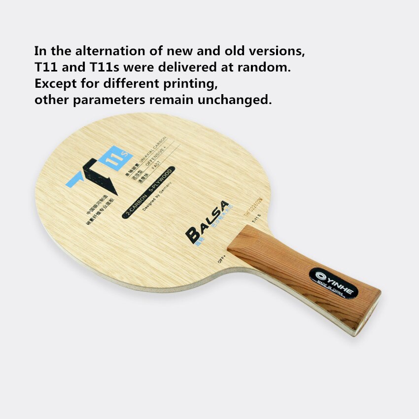 Yinhe uranus  t10 t11 sypress arylat-karbon off bordtennisblad for pingpongracket