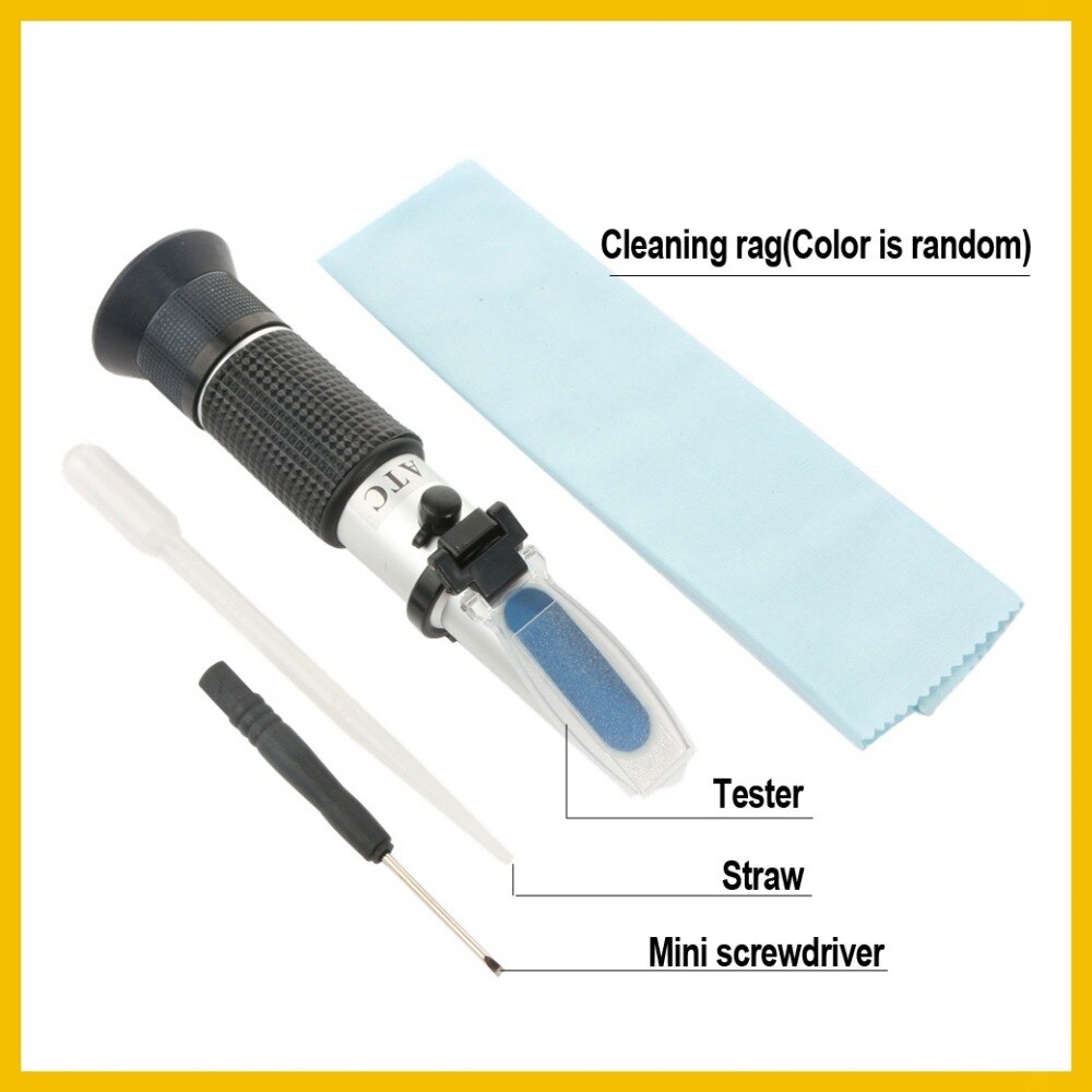 RZ Genuine Retail Package Automotive Antifreez Refractometer Freezing point Urea Adblue Battery fluid Glass water Tool