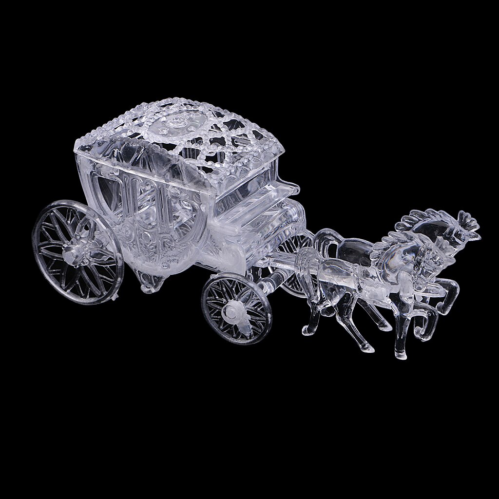 12 Stuks Clear Carriage Candy Dozen Sweets Verpakking Gunsten Boxes Plastic Container Voor Wedding Party Thuis