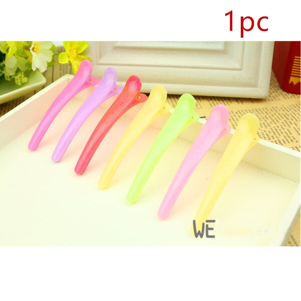 2pcs/set DIY Bangs Hair Cutting Clip Comb Hairstyle Typing Trim Tool: translucent 1pc