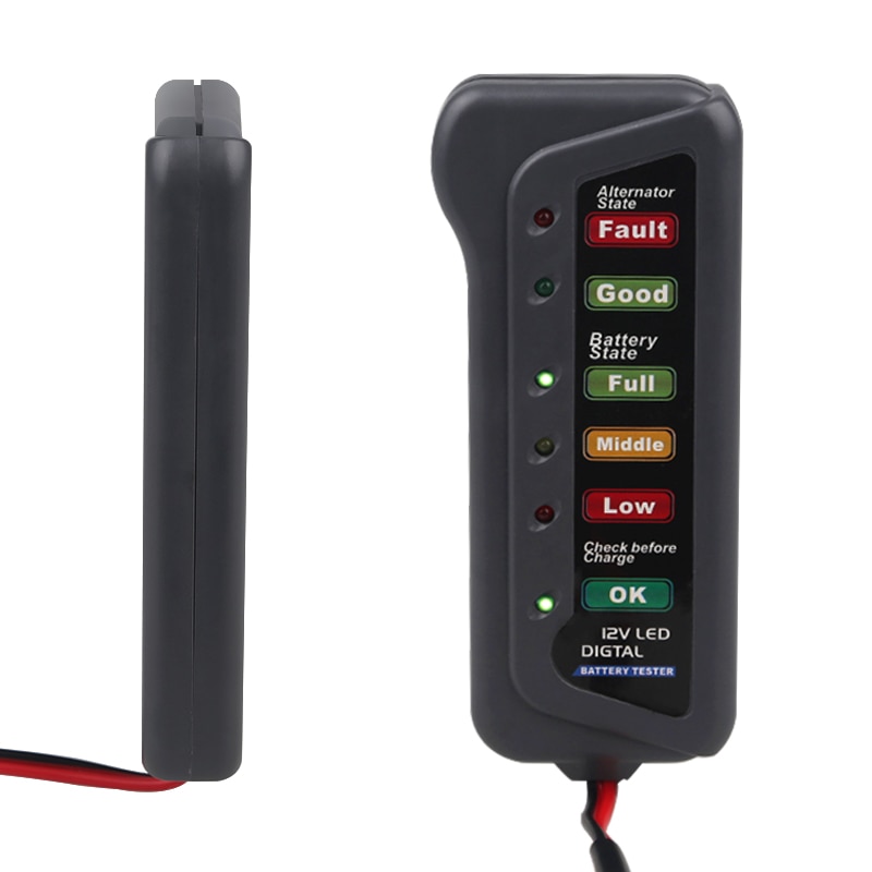 12V/24V Car Battery Tester Auto System Analyzer Automotive Alternator Cranking Check Digital Alternator Tester For Car