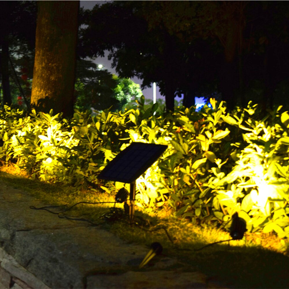 Solar Light LED Floor Lighting Solar Powered LED Landscape Garden Light Dusk To Dawn Automatic For Backyard Driveway