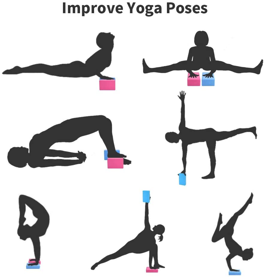 Belongwme eva yoga blokk skum murstein gym fitness pilates for trening fitness trening trening bodybuilding yoga bolster pute