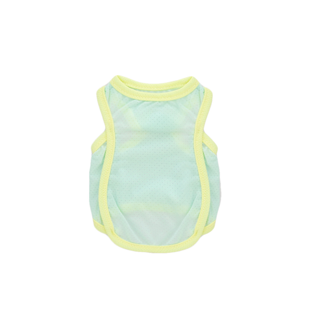 Dog Cool Summer Vest Cool Clothes Breathable Cooling Pet Ice Silk Solid Color Vest Cat and Dog Universal