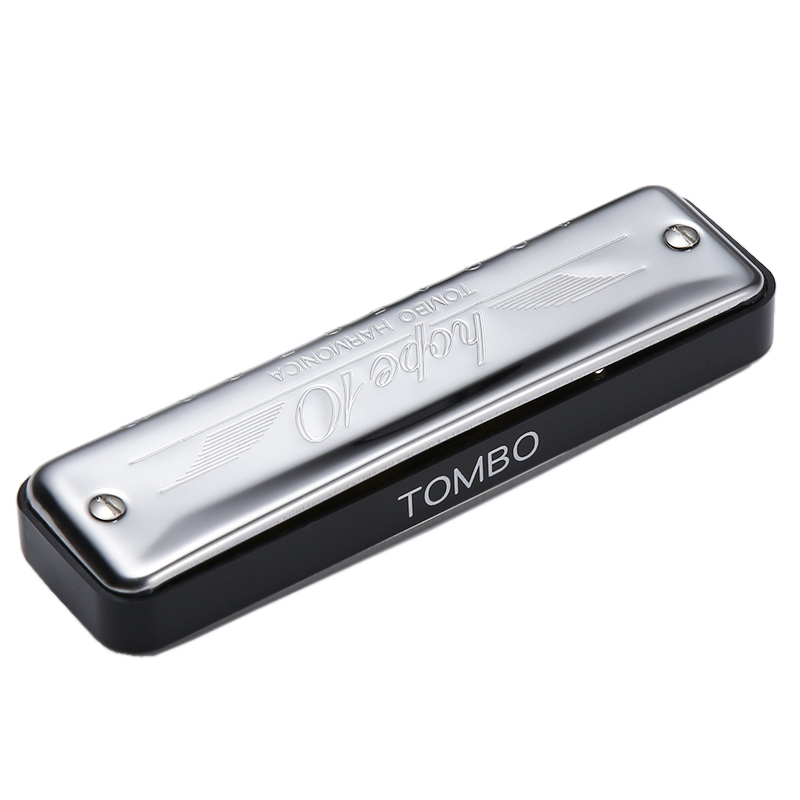 Tombo Harmonica Hope 10 Diatonic 10 Holes Blues Harp Mouth Organ ABS Key C Harmonica Musical Instruments Brass Japan Tombo 6610