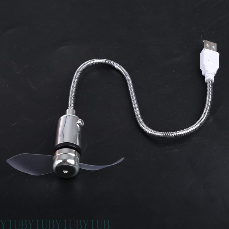 652F Office Outdoor Universal Flexible USB Fan Air Cooling For Laptop Desktop PC Computer USB Powerbank