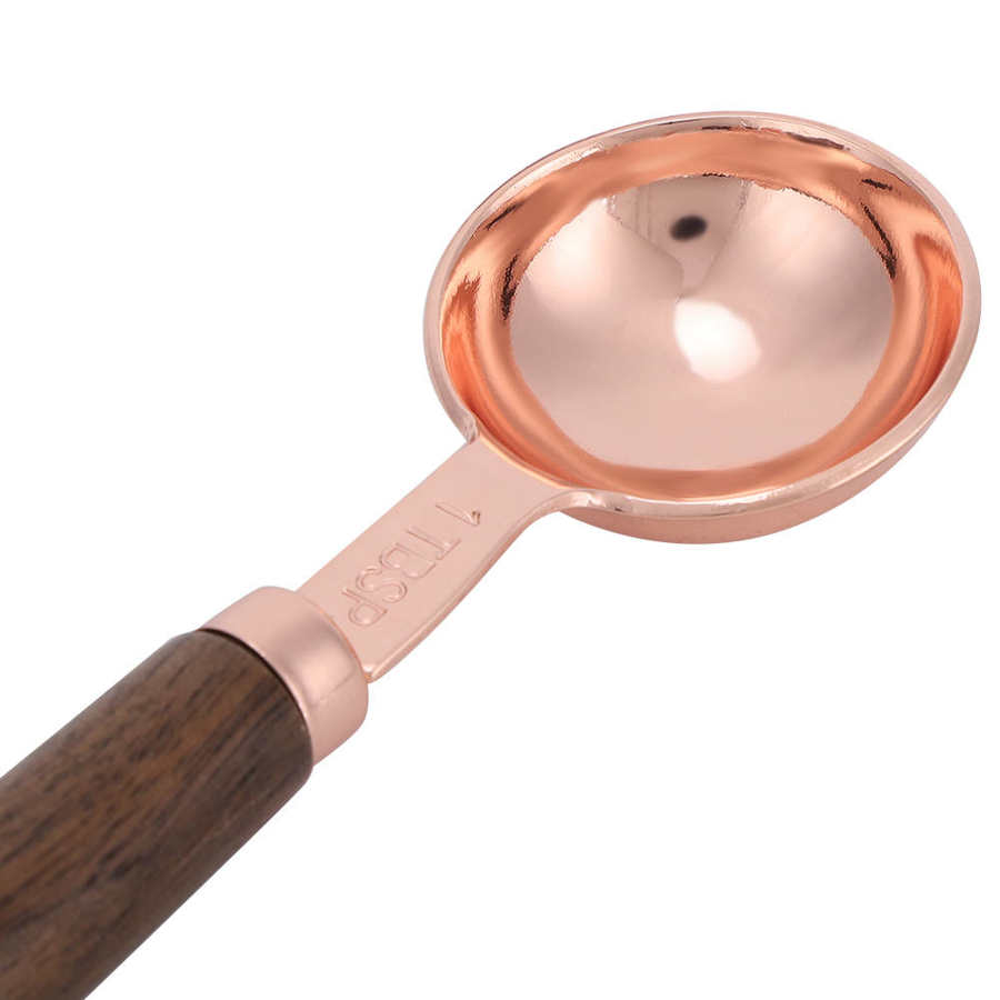 Measuring Tools Chemistry Laboratory Tools 4PCS/Set Rose Gold Stainless Steel Measuring Cups Measuring Spoon for Household