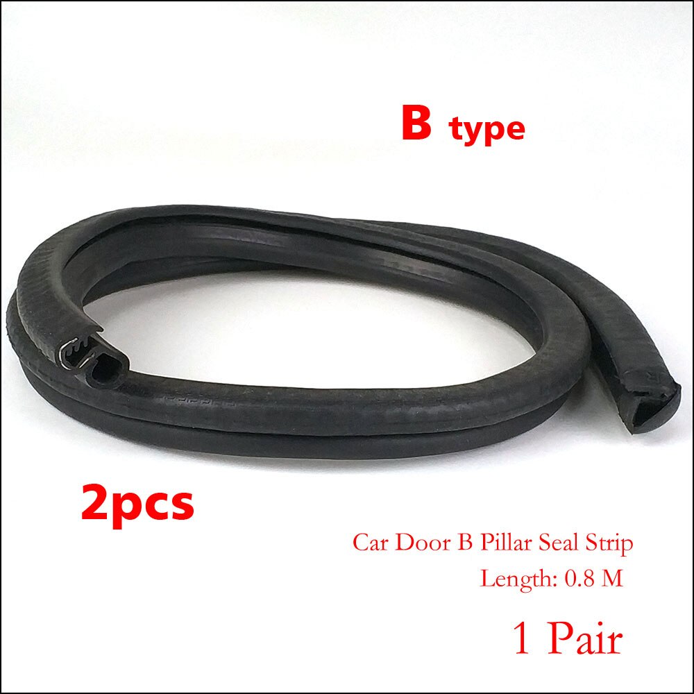 6 Meter/pcs Auto Deur Afdichting Strip P B D Z type auto geluidsisolatie afdichting rubber strip anti Noise Rubber tochtstrip: Oranje