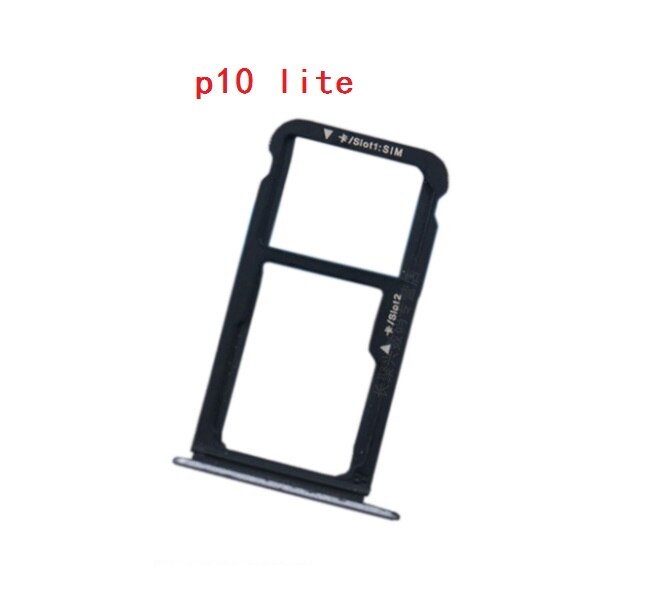 5 stk/lot simbrett simkortleserholder sporkontakt simholder sporadapter for huawei  p10 lite 5.2 tommer