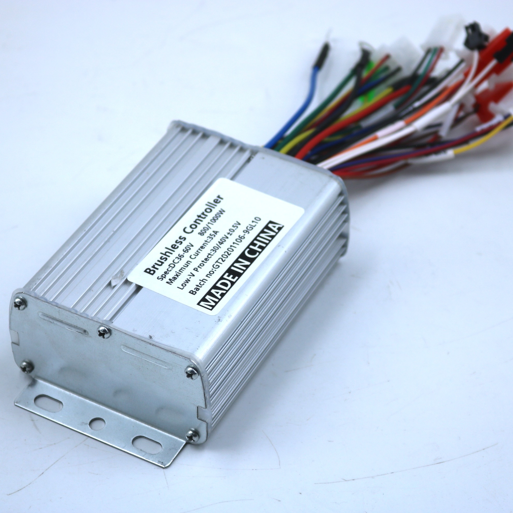 GREENTIME 9 Mosfet 36V/48V/60V 1000W 35Amax BLDC Motor Controller Electric Bike Tricycle Dual Mode Sensor/Sensorless Controller