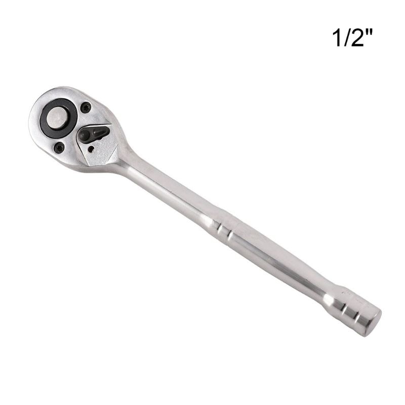 1/2 "1/4" 3/8 "DR CHROME VANADIUM CRV outil de poignée à cliquet à dégagement rapide