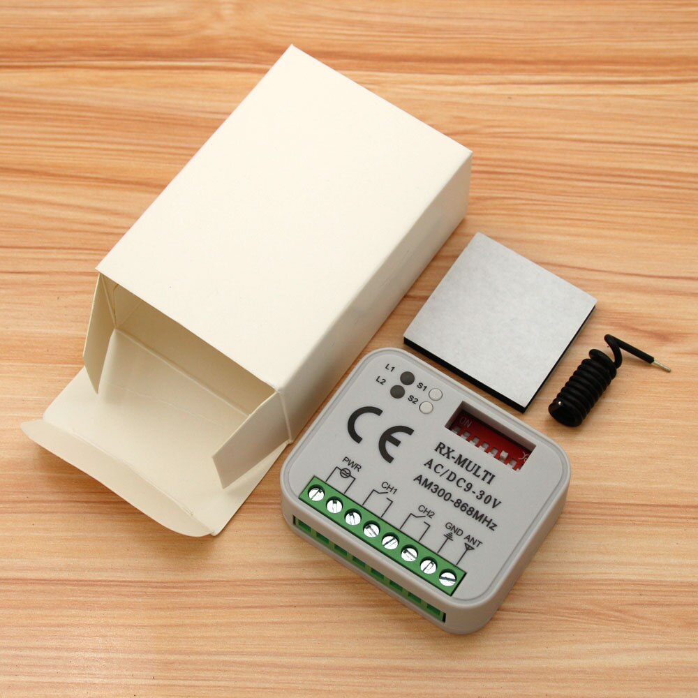 RX MULTI 300-900MHZ Beninca DITEC Hormann MARANTEC Liftmaster 433.92MHZ fixed multi code Remote control receiver swtich