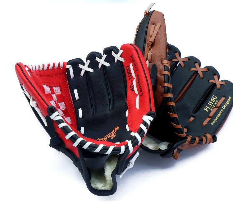 Accessoires Baseball Handschoen Lederen Linkerhand Baseball Training Handschoen Lederen Apparatuur Guante Beisbol Softbal Accessoires