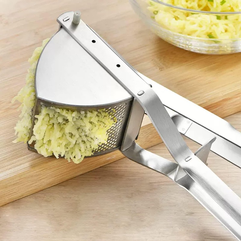 Potato Ricer,multifunction Stainless Steel Potato Masher and Ricer Press and Mash for Perfect Mashed Potatoes Kitchen Tools
