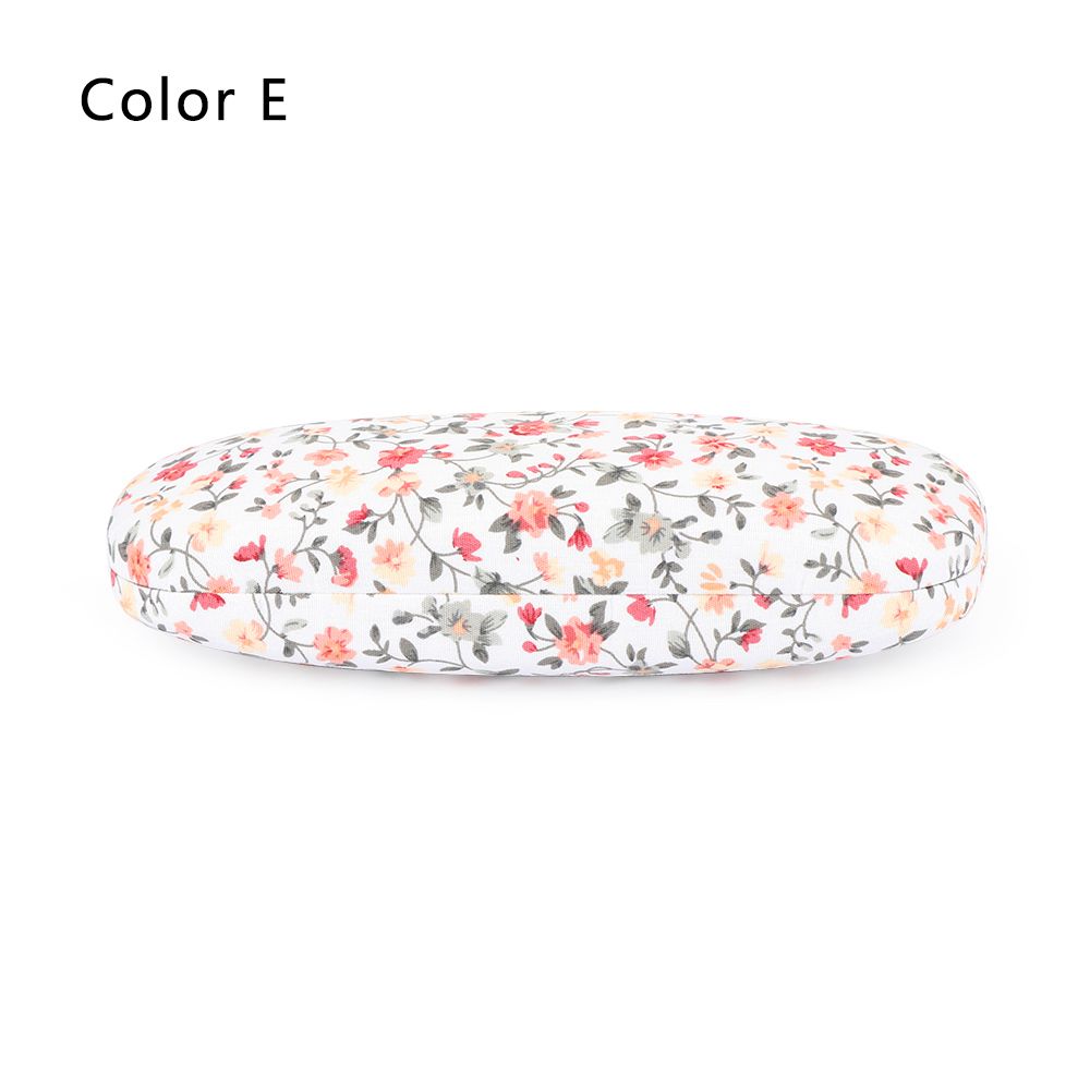 Ölgemälde Kunst Gläser Fall Box Harte Leder Lesebrille Fall Retro Floral Print Brillen Schutz Gläser Halter