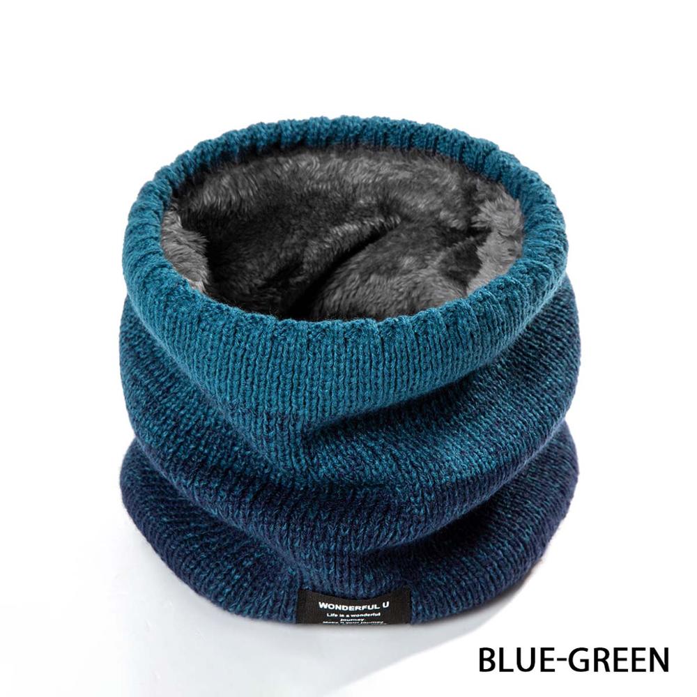 Molixinyu Winter Baby Sjaal Thicken Warm Plus Fluwelen O Ring Vrouwen Sjaal Voor Meisjes Katoen Gebreide Mode Zachte Sjaal Voor vrouwelijke: a2