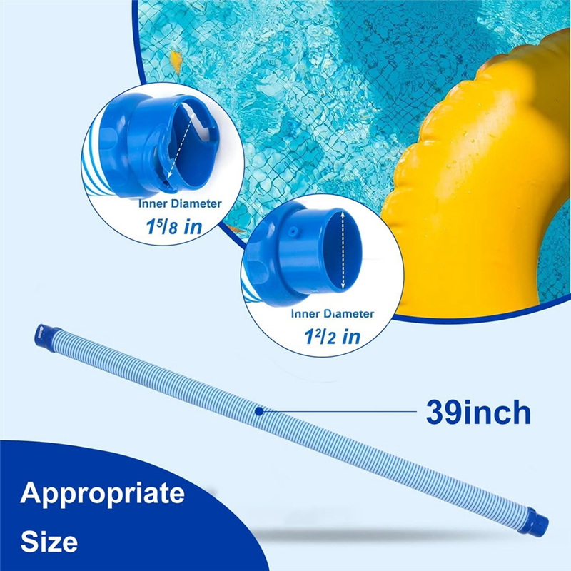 Abkw-per tubo flessibile di ricambio per pulitore per piscina zodiac  mx6 mx8, r0527700, kit di - 5 pezzi per tubo flessibile twist-lock per aspirapolvere per piscina