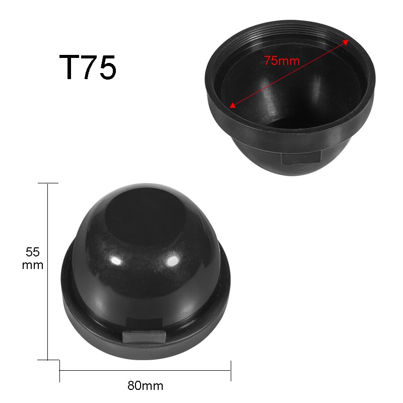 Hyzhauto 2 Stuks Hid Led Auto Koplamp Stofkap Rubber Hoofd Fog Lamp Afdichting Caps Waterdicht Stofdicht 55/65 /70/75/80/85/90/100 Mm