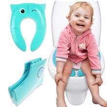 Bærbart toiletsæde til spædbørn, foldesæde med opbevaring