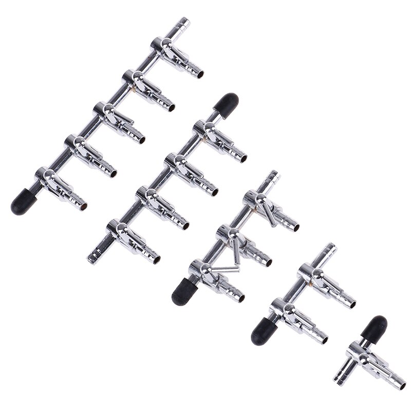 Distributor Aquarium Stainless Steel Lever Fish Tank Durable Oxygen Pump Accessories Splitter Air Flow Control
