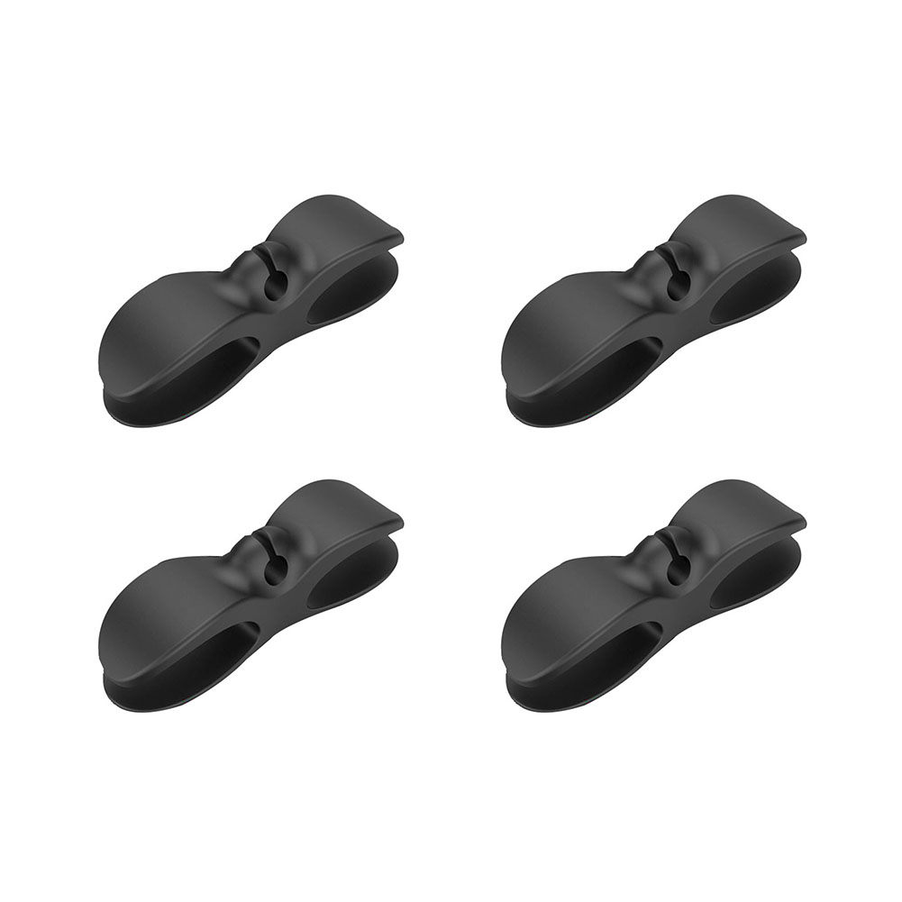 4pcs Cord Manager For Kitchen Appliance Wire Holder Cable Winder Bathroom Office Cord Management Cord Organizer Clips Wrapper: Red