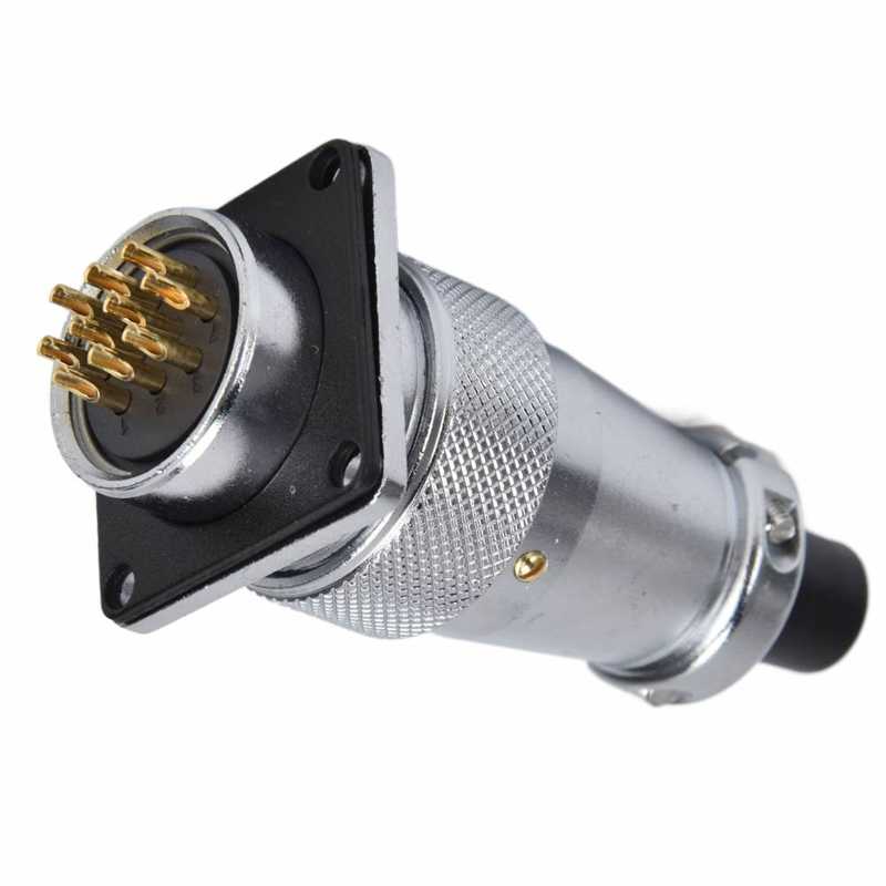 WS24 Aviation Connector Pin Male Plug Female Aviation Plug Connector High Strength Pressure Resistance for Industrial Needs