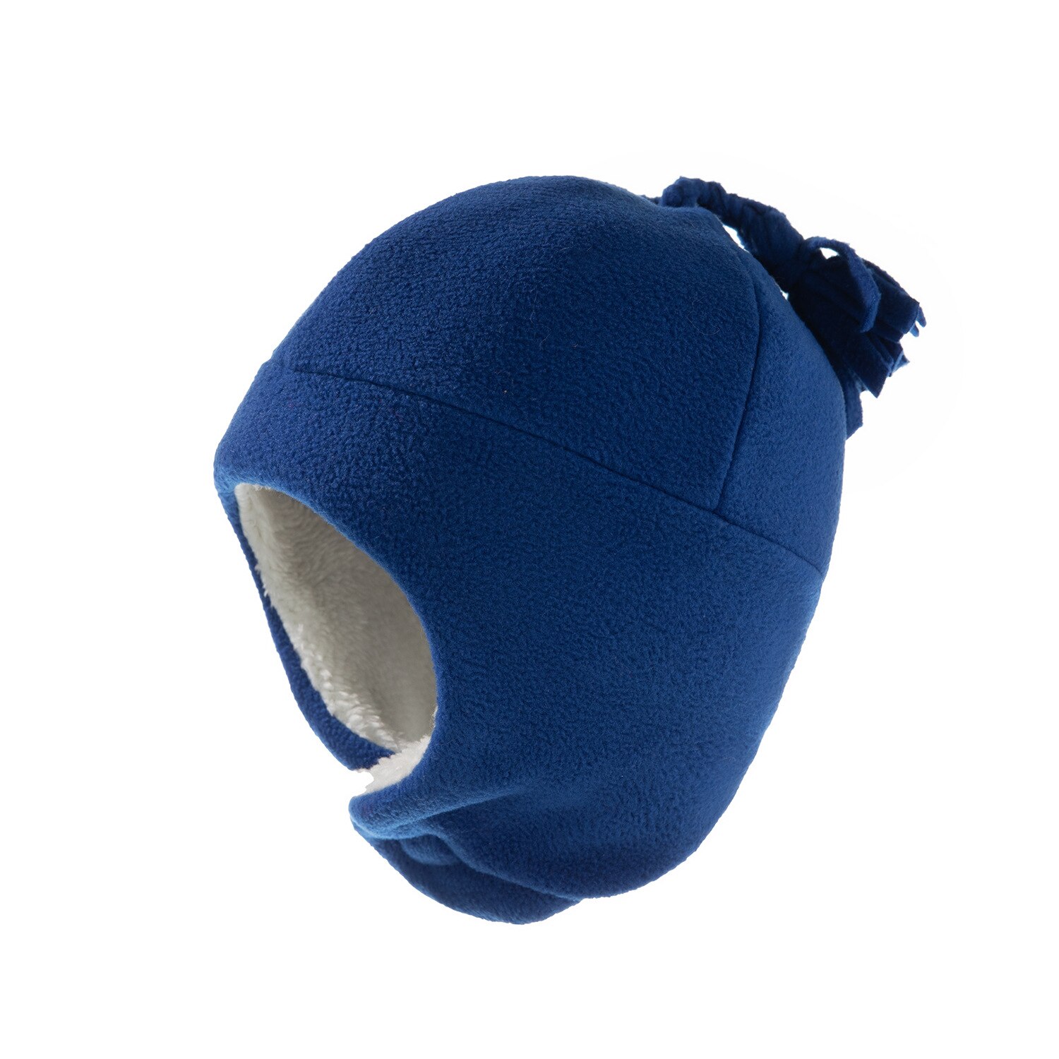 Kids Beanie Hoed Tweedelige Baby Hoed Handschoenen Skullcap Kinderen Hoed In De Winter Warm Kinderen Houden Beschermende oor Cap Hoed Handschoenen: sapphire 2