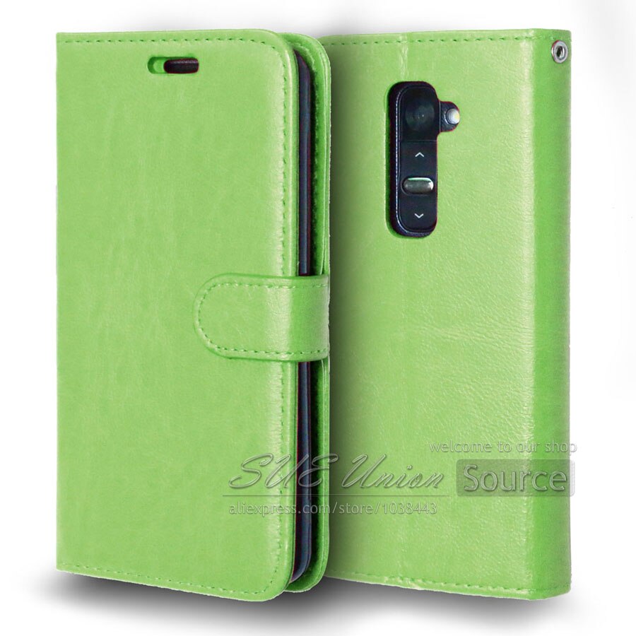 Flip Leather Case for LG G2 Optimus D801 F320 D802 VS980 F340L LS980 LS980S Wallet Stand With Card Holder Cover Fundas Coque