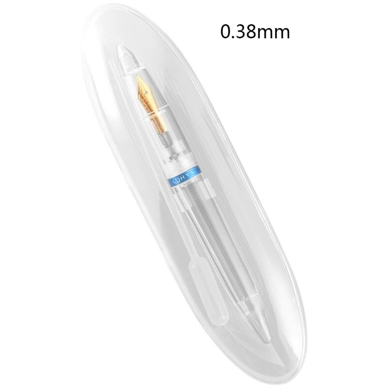 0.38/0.5mm stylo plume Art création peinture police Scrapbook bricolage étudiant fournitures scolaires: blue / EF