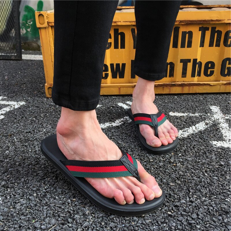 Strand Schoenen Mannen Zomer Strand Slippers Anti-Slip Platte Casual Slippers Man Indoor Slippers Douche Schoen