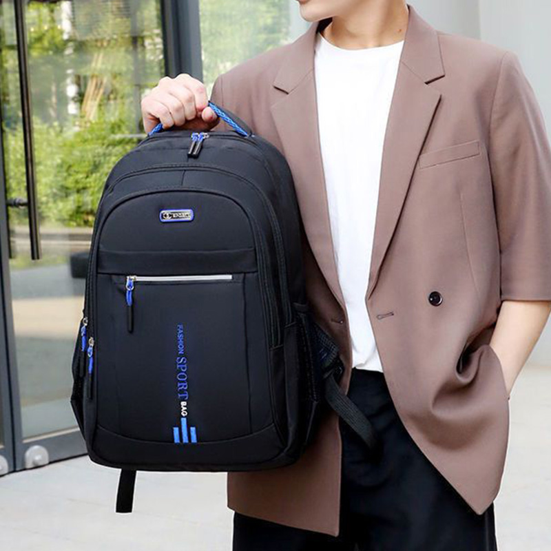 Ladies' double-shoulder bag, large capacity schoolbag, travel bag, laptop bag