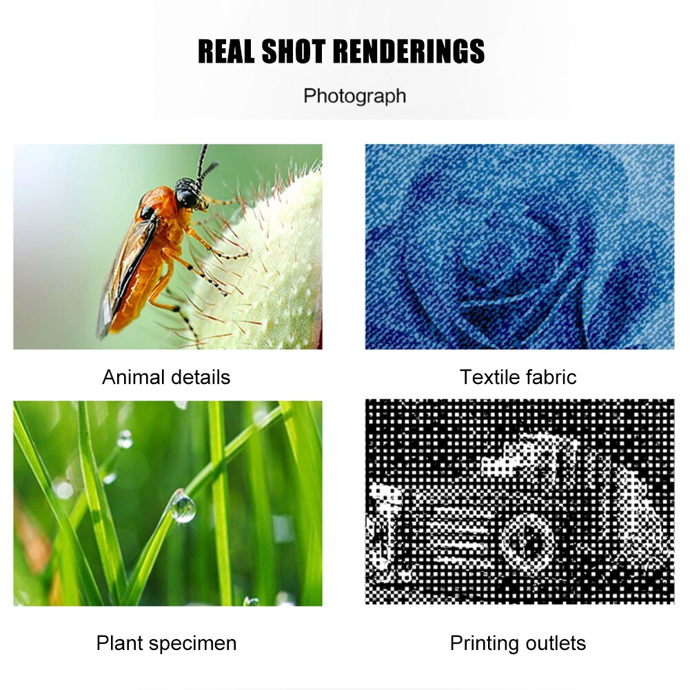 Mini Pen Magnifying Glass 100X LED Light Jewelry Loupe Microscope with Case Handheld Mini Pen-shaped Magnifying Glass