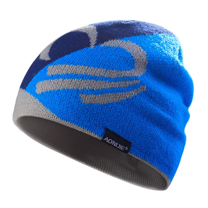 Herenmuts snowboard mutsen warme chapeau winter gebreide muts heren skullies breien ski mutsen dames mutsen: Blauw