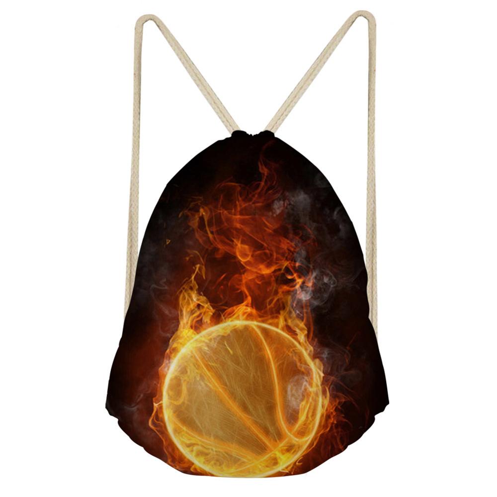 Noisydesigns erittäin kova tiger fire sarja painettu reppu naisille tytöille kiristysnauha laukku rento matka säilytyslaukut mochila: Cc1401 z 3