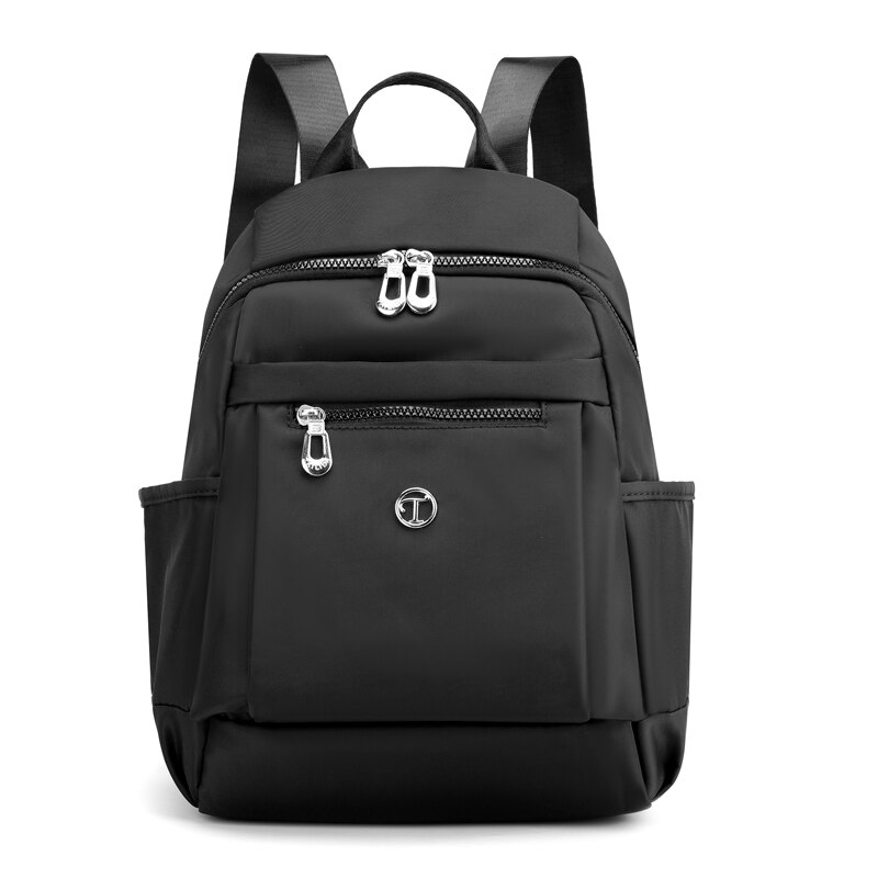 Vento Marea Reizen Vrouwen Rugzak Schooltas Voor Tiener Meisjes Vrouwelijke Grote Capaciteit Schoudertas Rode A4 Papier rugzak: BLACK BACKPACK