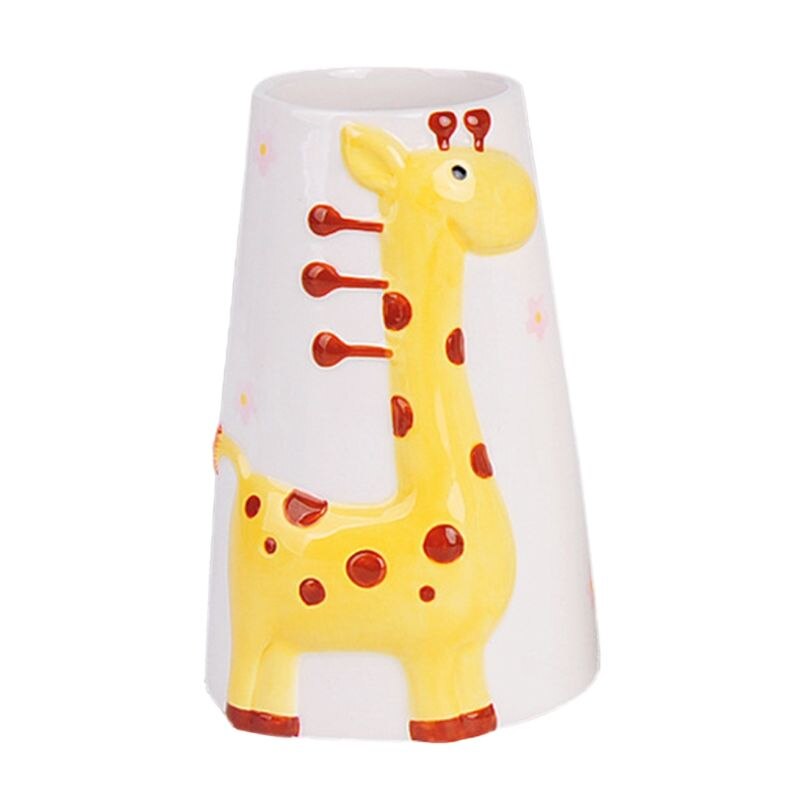 Pet Standing Water Dispenser Ceramic Kettle Holder Bracket Hamster Drink Feeder