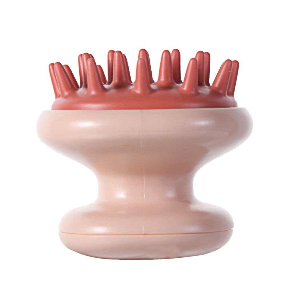 1Pc Siliconen Shampoo Massage Borstel Handheld Hoofd Body Hoofdhuid Haar Kam Wassen Douche Borstel Bad Spa Cleaning Borstels