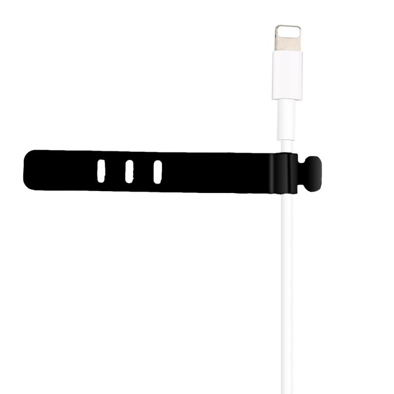 Usb Opladen Kabel Organizer Oortelefoon Lijn Afwerking Gesp Anti-Verloren Data Kabelhaspel Siliconen Klem Mobiele Telefoon Accessoires