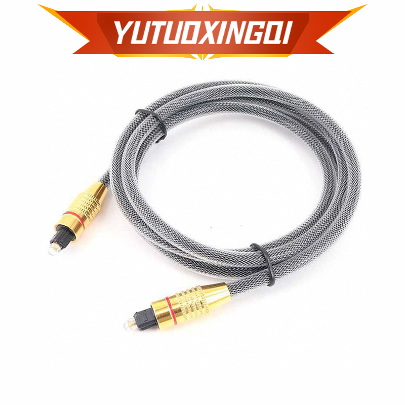 Od6.0 Transparant Netwerk Toslink Digitale Audiokabel Optische Tv-Vermogensversterker Vierkante Poort Interface Optische Vezelkabel 1M 2M