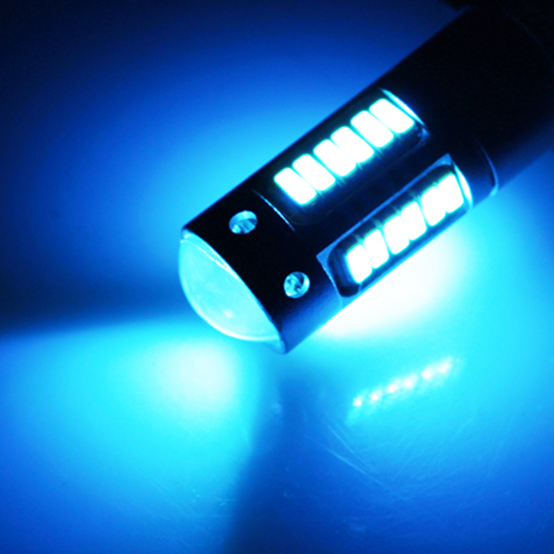 2x880 H27 bombilla Led 30 4014smd luces antiniebla de coche lámpara de conducción diurna bombillas de automóviles bombillas de coche superbrillantes blanco azul H27W2