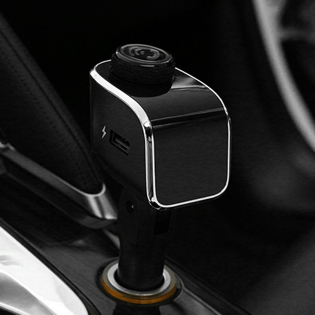 Car MP3 Handsfree FM Transmitter Cigarette Lighter Socket Powered USB Charger Music Player Support TF Card U-disk