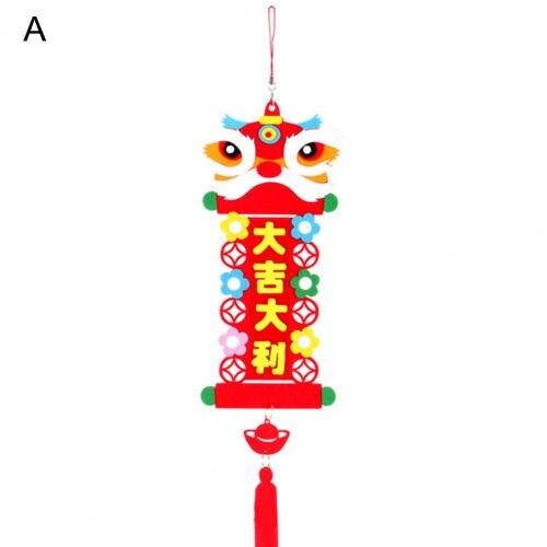Chinese Style Non-woven Kids Handmade Crafts Chinese DIY Chinese Year Decoration Pendant Kit Home Decor Office Decor: A