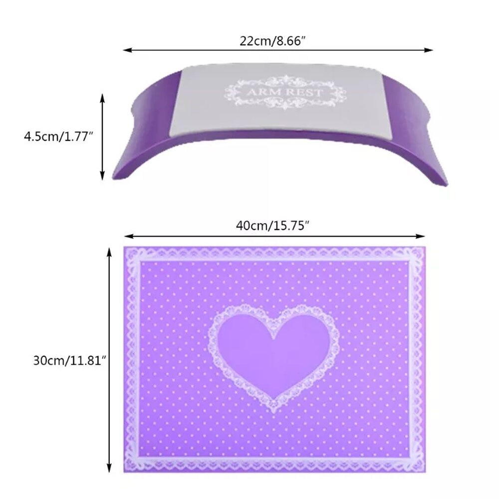 Equipment Lace Silicone Nail Mat Nail Pillow Cushion Hand Rest Cushion Nail Art Salon Manicure Nail Tool