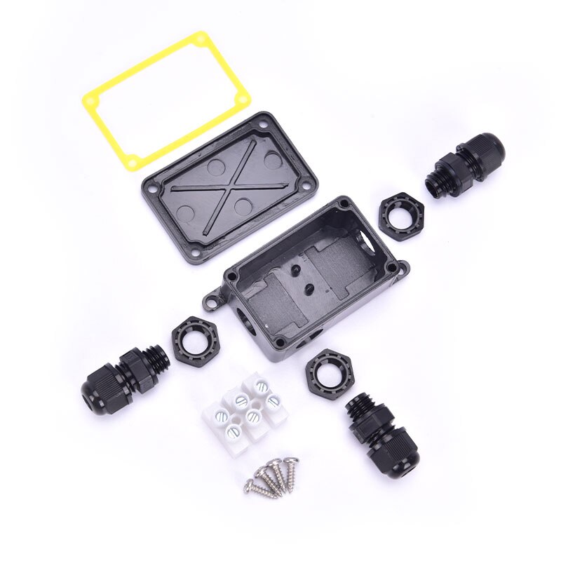Junction Box IP66 Waterdicht Uv Zonneplek Outdoor Meerdere Manieren Plastic Aansluitkastje Case Kabel Draad Connector Beschermen: FSH100-3P