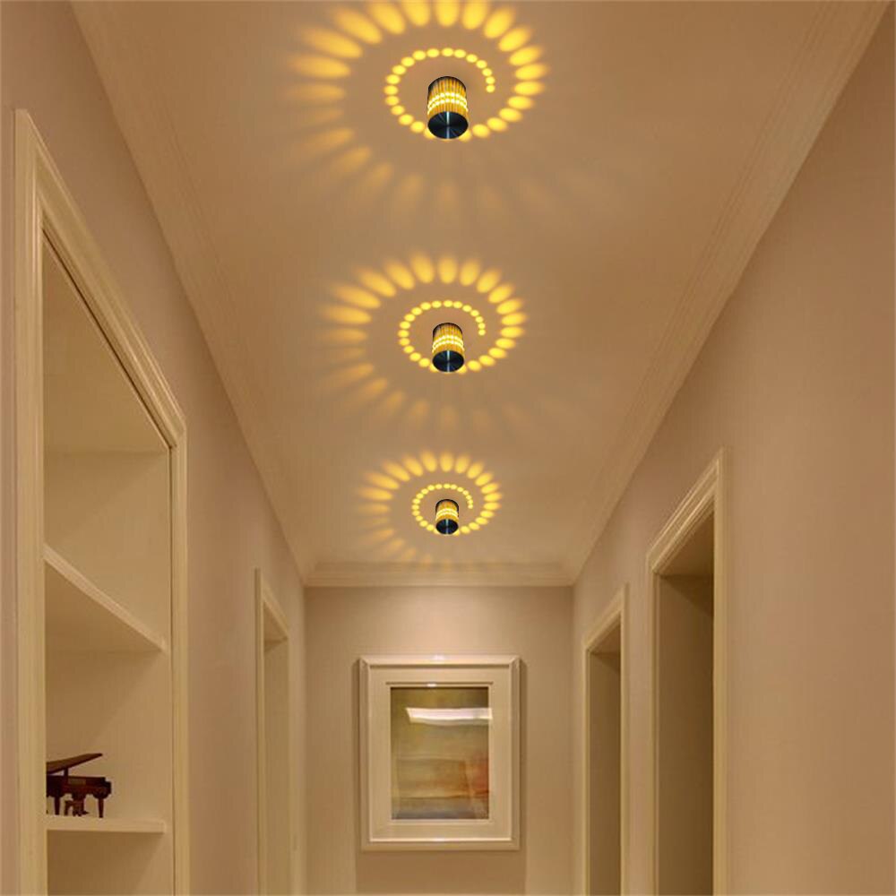 Led downlight loft overflademontering ledet lys moderne ktv bar fest lys rgb spot lys til korridor stue lysarmatur