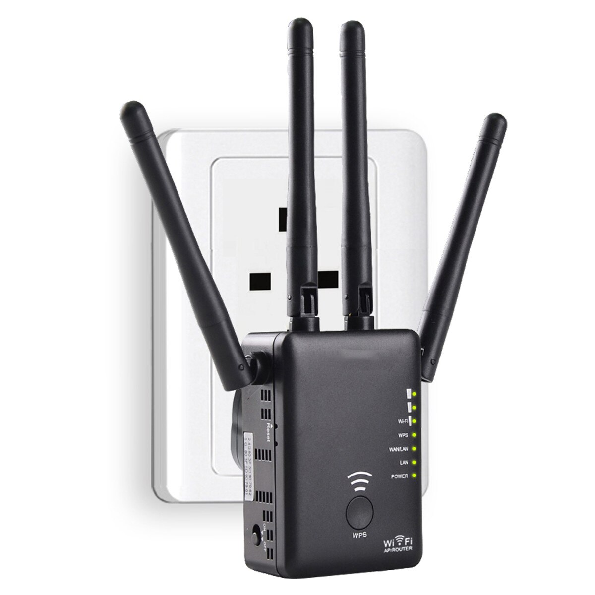 Wavlink UK/EU/US/AU Stecker AC1200 Dual für Band 1200Mbps 4x3dBi Externe Antenne Drahtlose WIFI repeater