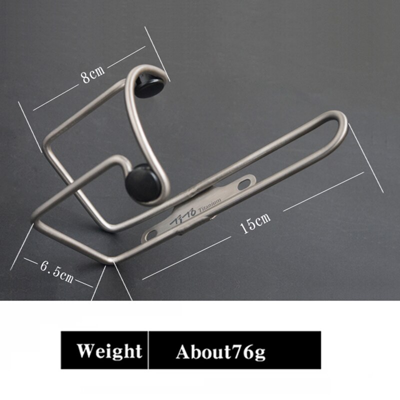 Mtb Titanium Bidonhouders Fiets Road Mountainbike Bidonhouder Matte Titanium Legering Fiets Drink Water Bottle Rack Holder