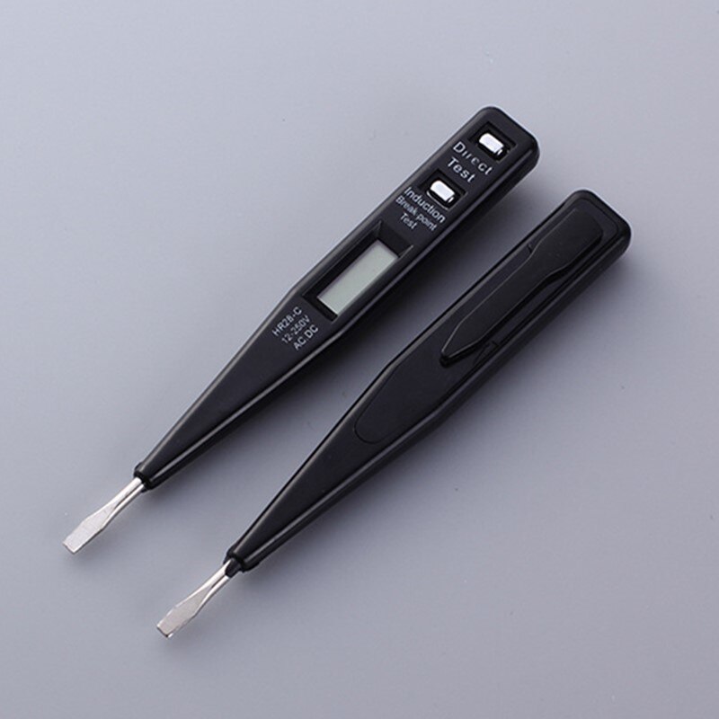 Elektrische Indicator Voltage Meter Tester Pen Digitale Voltmeter 12V-250V Socket Muur Ac/Dc Stopcontact detector Sensor Tester Pen