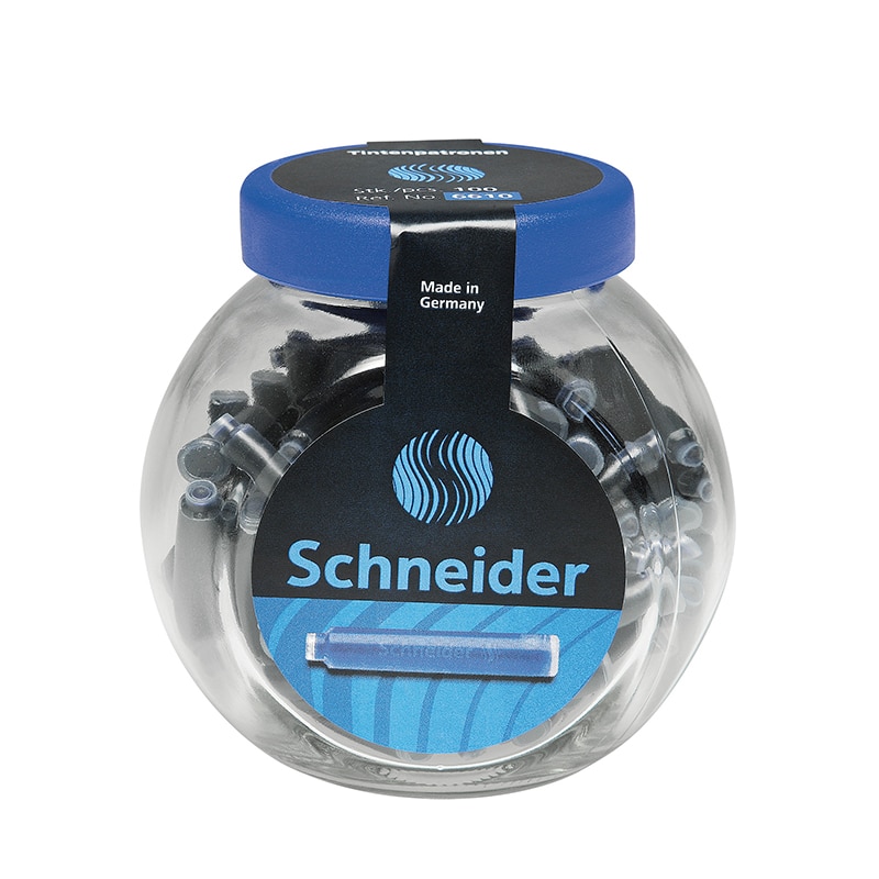 1 Fles Schneider Tintenpatronen Inktcartridges Vulpen Vullingen 6612 30 Stks/partij In Fles Zwart/Blauw/Blauw Zwart kleuren