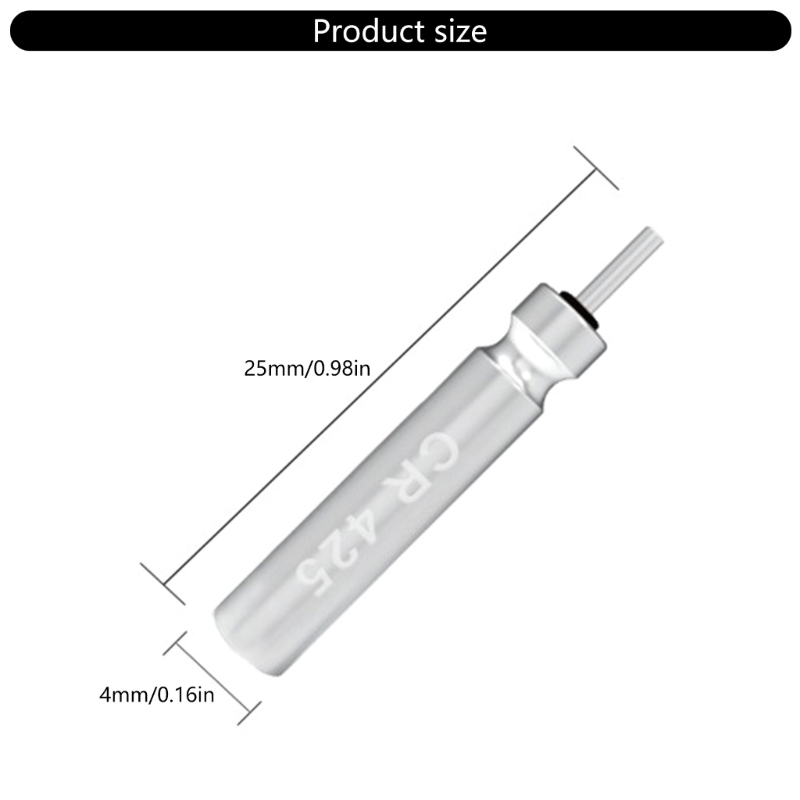 CR425 Lithium Cells 25mAh Batteries For Fishing Electric Float Light, 3V Night Light Long Use Battery Set 5/10/15/20Pcs